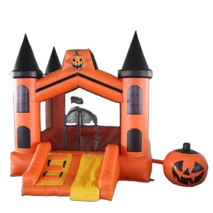 Fast air Ship to Door Inflatable Bouncy House for Halloween Commercial Pumpkin Bouncy Castle for Children