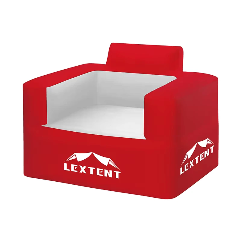 Sofa gonflable étanche pour l'atmosphère de festival, pour fête de Noël, extérieur, sur mesure