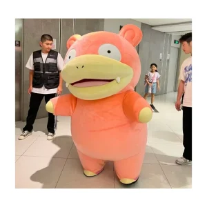 Festival Carnival White Inflatable Mascot Gorilla Panda Walking Cartoon Bear Costume Advertising