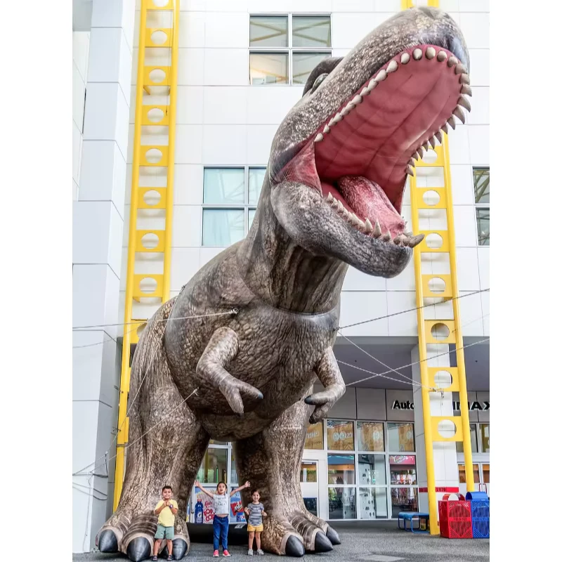 Modelo de Dinossauro Inflável Gigante para Desfile de Festival - Mascote para Exibição em Parque ou Zoológico