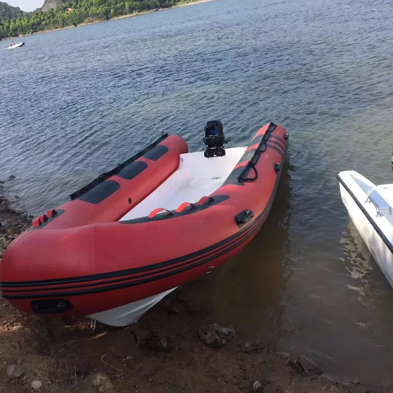 Fiberglasboden Hartboden RIB Aufblasbares Boot Umweltfreundliches PVC Camping Yacht Outdoor Abenteuer