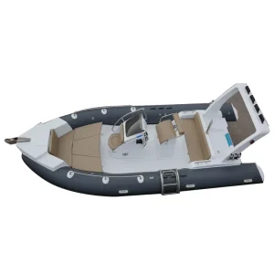 Opblaasbare boot met glasvezel romp Sportieve Visjacht Buitenboordmotor Jetboot 6m RIB