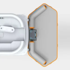 Plateforme de baignade gonflable en fibre de verre et transat pour eaux océaniques