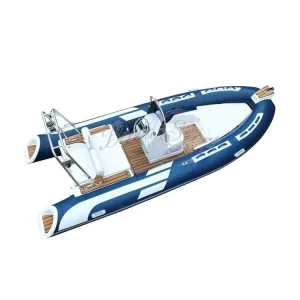 Fiberglass RIB Boat 480cm Inflatable Fishing Boat CE Certified for Ocean Fishing and Leisure Boating