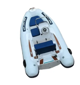 Fiberglass Rigid Hull PVC Hypalon RIB Fishing Boat Dinghy CE Inflatable Boat Customized Rigid Inflatable Boat