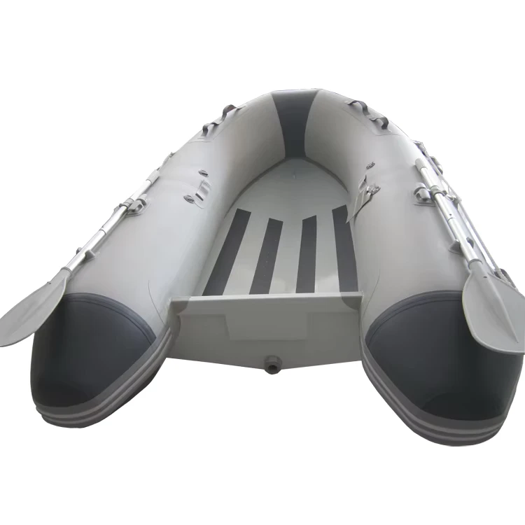 Fiberglas Roeien Opblaasbare Rompen Aluminium Boot 1.2mm PVC Hypalon 11ft/12ft 3 Personen