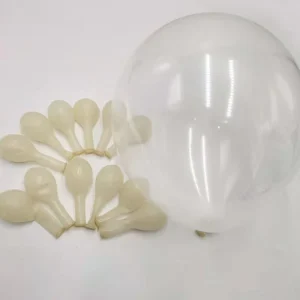 Fillable Transparent Latex Balloons 18 Inch Stuffing Inflatable Air Balloon 25PCS for Birthday Wedding Festival Party Decoration