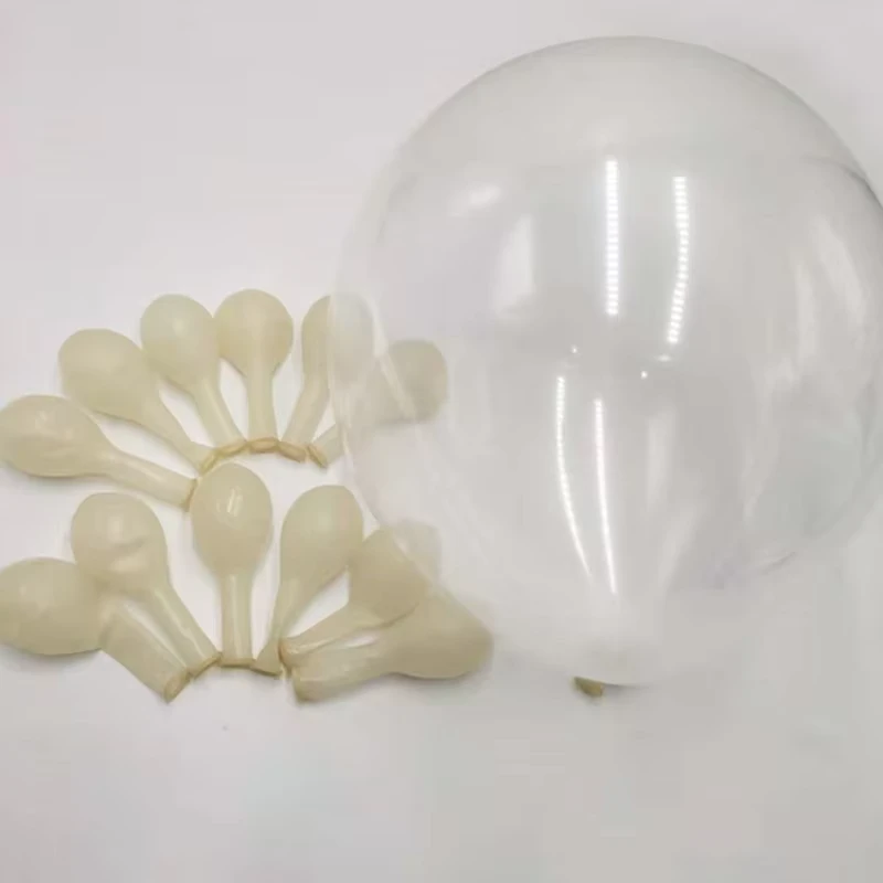 Ballons en latex transparents remplissables 18 pouces, ballons gonflables 25PCS pour décoration de fête d'anniversaire, de mariage et de festival