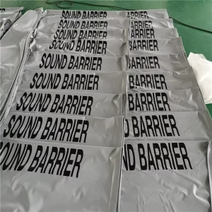 Fire Retardant PVC Laminated Soundproof Sheet Waterproof Acoustic Noise Barrier Tarp