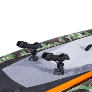 Fishing Inflatable Board Paddle SUP Board with Backseat and Swivel Rod Holder Made in China