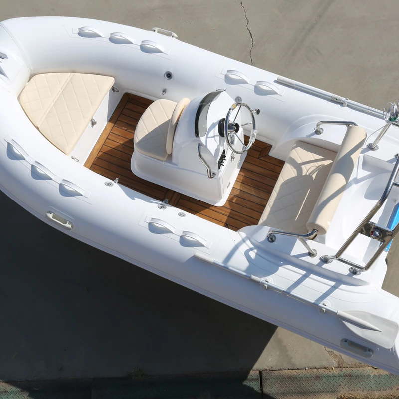 Aufblasbares Angel-RIB-Boot Aufblasbares Ruderboot Aufblasbares Rettungsboot