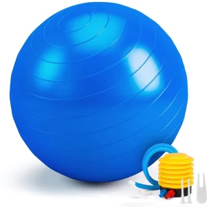 Fitness Accessories Eco friendly Anti burst Yoga Pilates Ball With Pump Inflatable 45cm 55cm 65cm 75cm 85cm Yoga Ball