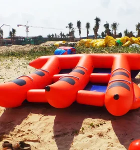 Tube Flottant PVC Bateau de Pêche Gonflable Sports Nautiques Bateau Remorquable Vente Commerciale Poisson Volant