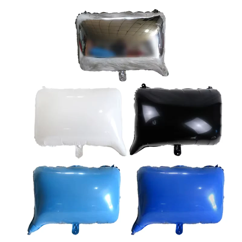 Kotak Dialog Logo Inflatable Persegi Floatable Mainan Dekorasi Bola Aktivitas Bola Inflatable