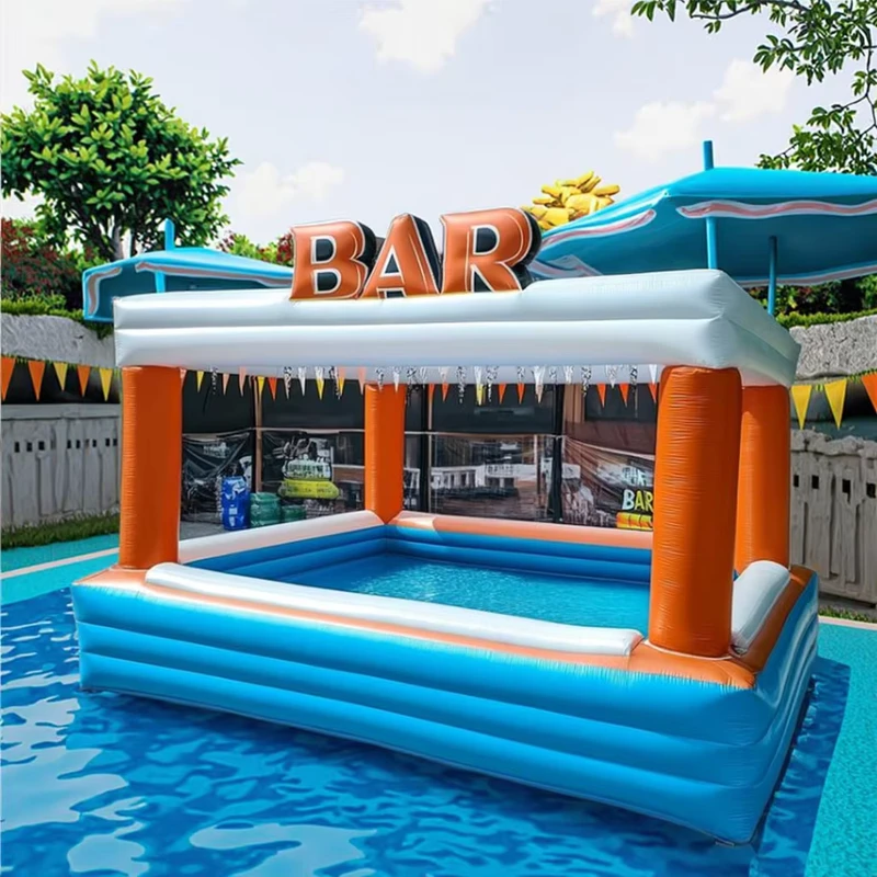 Locations de bar flottant, bar de piscine gonflable pour fêtes à domicile ou scolaires