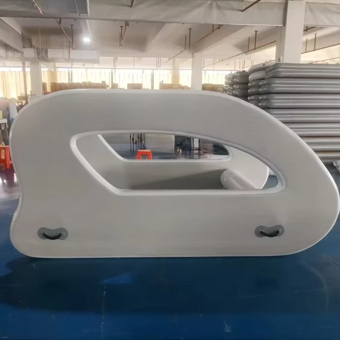 Zwevende Opblaasbare Elektrische Boot Zonne-opblaasbare Huisboot met Motor voor Water Amusement
