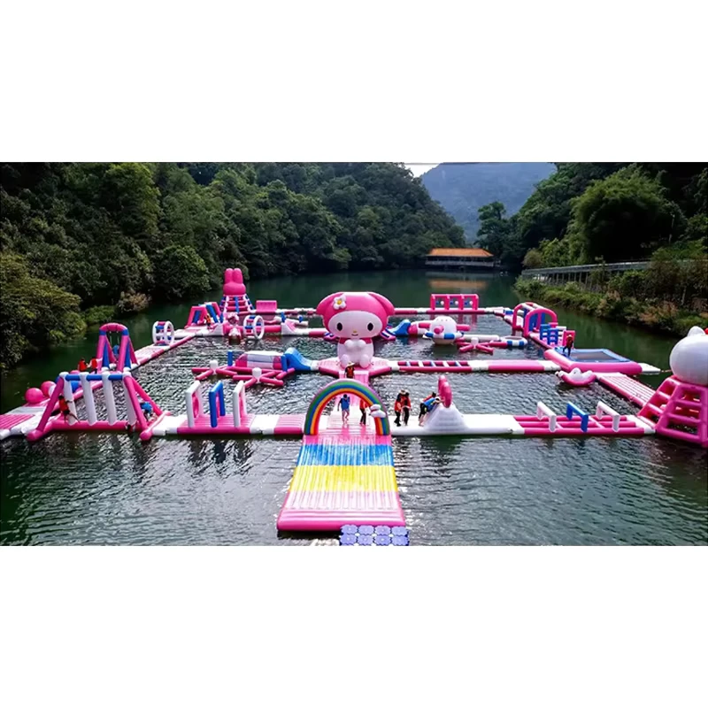 Floating Inflatable Lane Water Park Inflatable Water Games Aqua Park for Adult