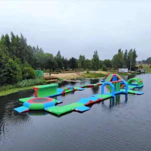 Parc aquatique flottant gonflable pour lac - Fabricant de jeux aquatiques gonflables