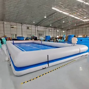 Floating Inflatable Water Sports Court Outdoor Movable Pickleball Court Inflatable Volleyball & Football Field