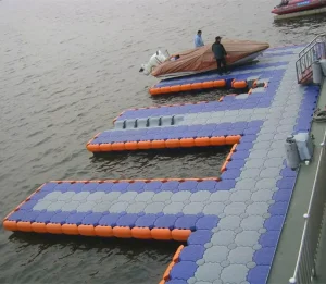 Plataforma flotante PE, pontón flotante de 50*50*40 cm