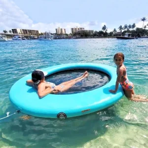 Flotadores inflables para piscina, hamaca flotante en el agua