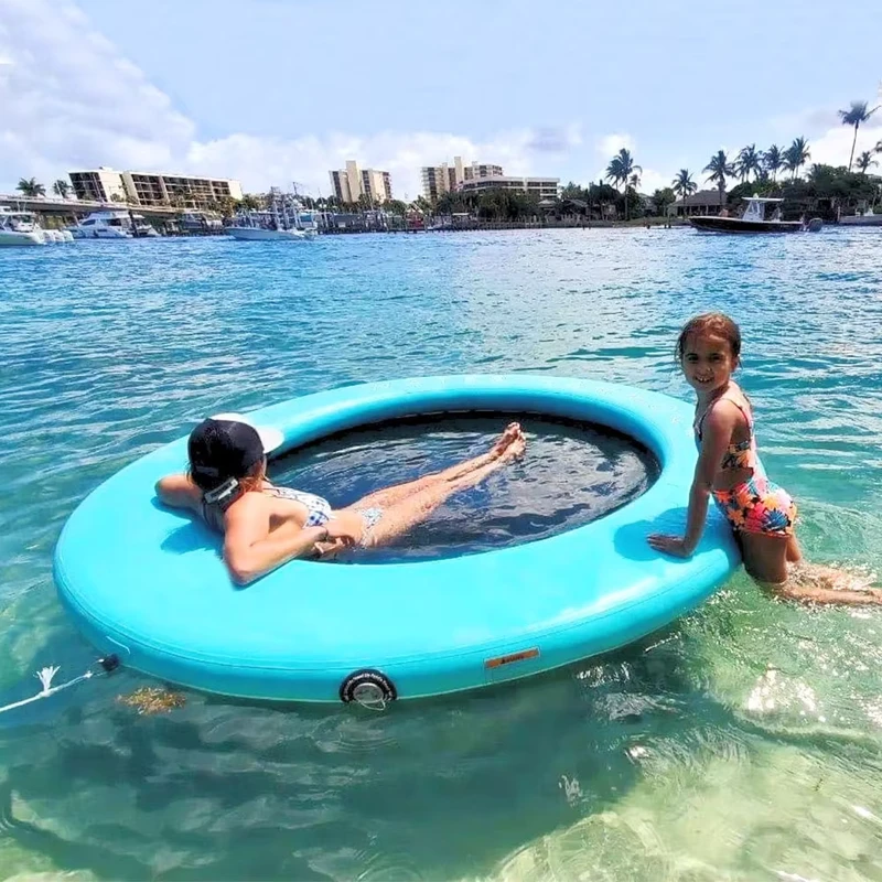 Flotadores inflables para piscina, hamaca flotante en el agua
