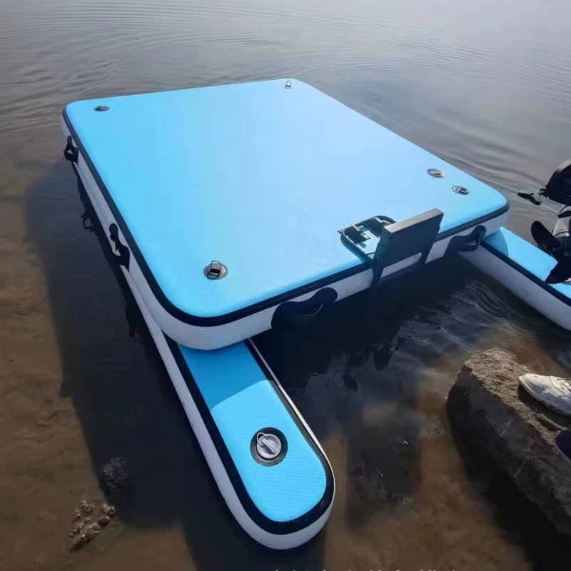 Plataforma de Pesca Inflable Tipo Neumático Fácil de Plegar y Transportar