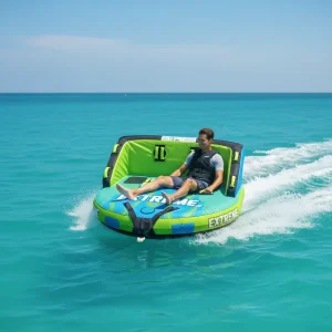 Juguetes inflables para deportes acuáticos, tubo de remolque inflable, tubo de agua remolcable