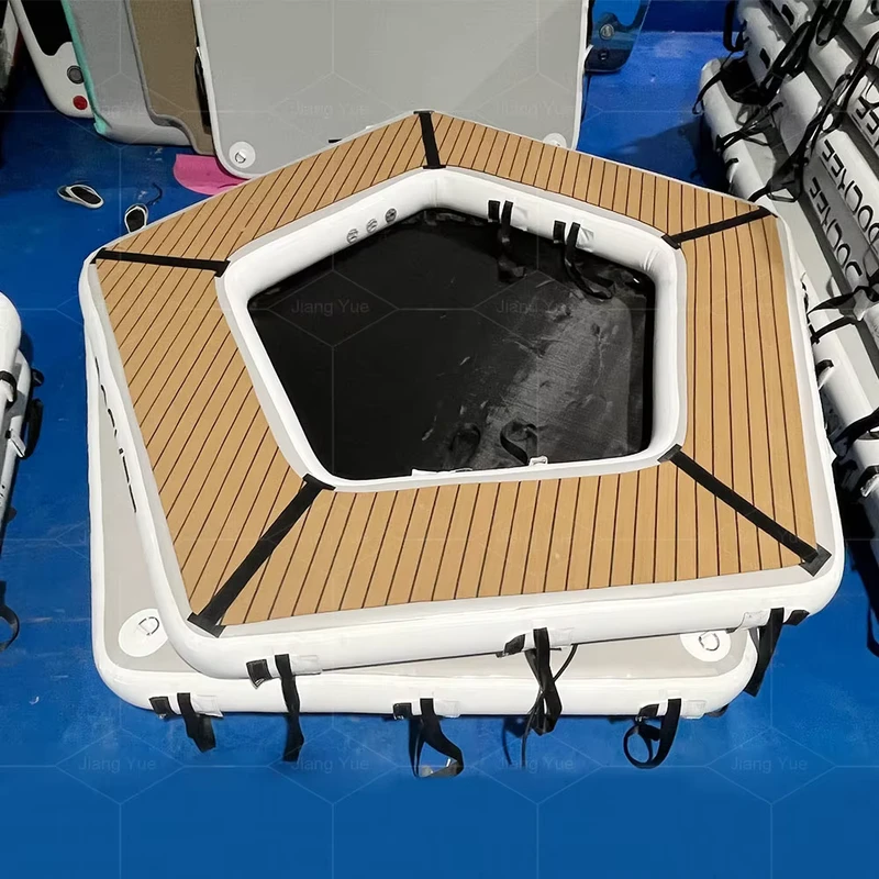 Flutuador de Rede de Água Inflável, Lounger de Piscina Portátil com Rede