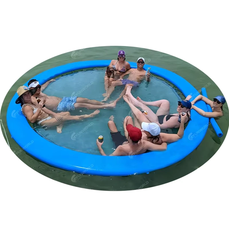 Flutuador de Rede Flutuante, Lounger de Natação, Tapete Flutuante para Piscina de Verão Limitado