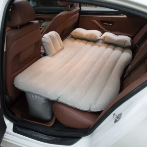 Flocking Car Air Bed Travel Inflatable Mattress for Car Tent Sleeping Pad Car Backseat Sleeping Bed