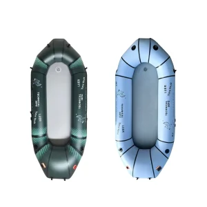 Fly Fishing Boat TPU Backpack Outdoor Camping Fishing Kayak Wear Resistant Lightweight 2 Person Inflatable Boat