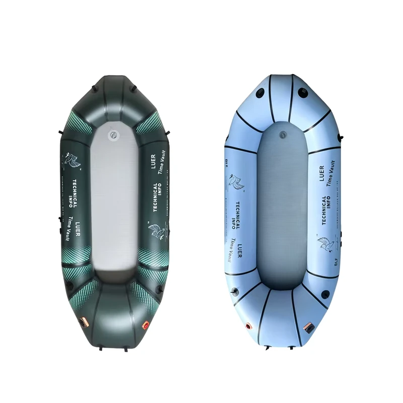Bote de Pesca Inflável TPU para Pesca ao Ar Livre, Resistente ao Uso, Leve, para 2 Pessoas