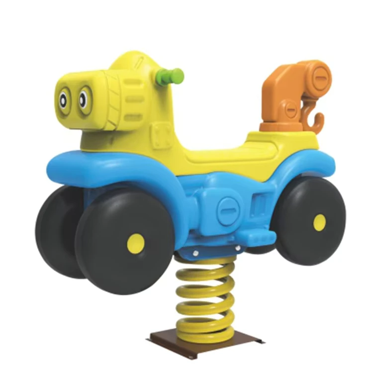 Cavalo de Baloiço em Primavera para Crianças, Estilo Animal, Aço Liga para Parque Infantil ao Ar Livre