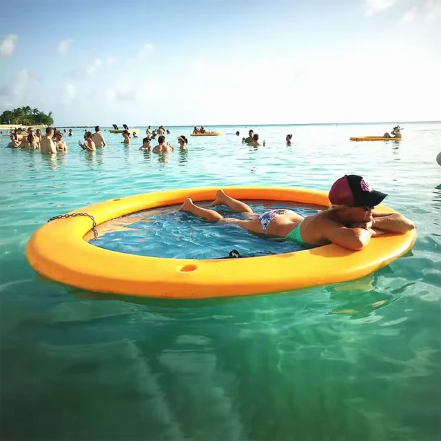 Chaise de loisirs flottante gonflable pliable pour piscine, hamac aquatique en PVC