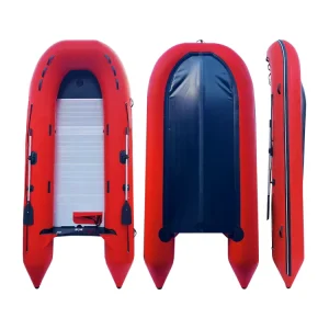 Foldable Inflatable Kayak for 2 Persons Lightweight PVC Fishing Boat with Drifting Feature