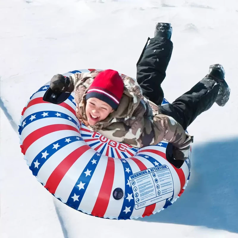 Faltbarer Aufblasbarer Wasserschlauch Kaltbeständiger PVC Schneeschlauch Schwimmring für Schneehang und Meer