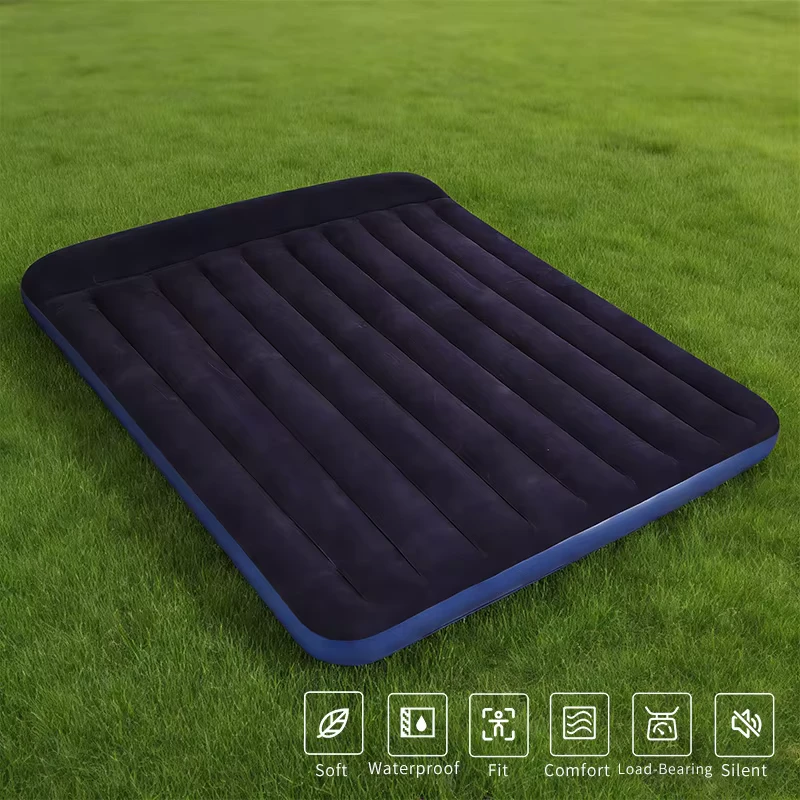 Foldable Modern Outdoor Inflatable Air Mattress for Park Bedroom Living Room Single Double Person Sizes