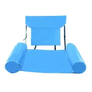 Foldable PVC 0.25mm Thick Inflatable Pool Float Sofa Water Chair Portable Water Hammock 100-500kg Capacity