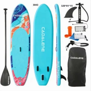 Foldable Portable Inflatable SUP Board Thick Wear resistant Non slip Surf Paddleboard For Racing & Water Leisure