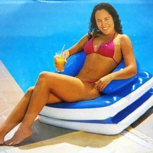 Foldable Portable Inflatable Water Sofa Chair PVC Material Pool Floating Lounger Seat