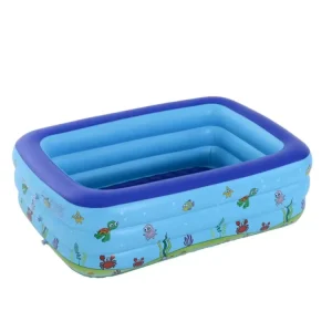Folding Eco friendly Phthalate Free PVC Inflatable Rectangular Swimming Pool with Customizable Size