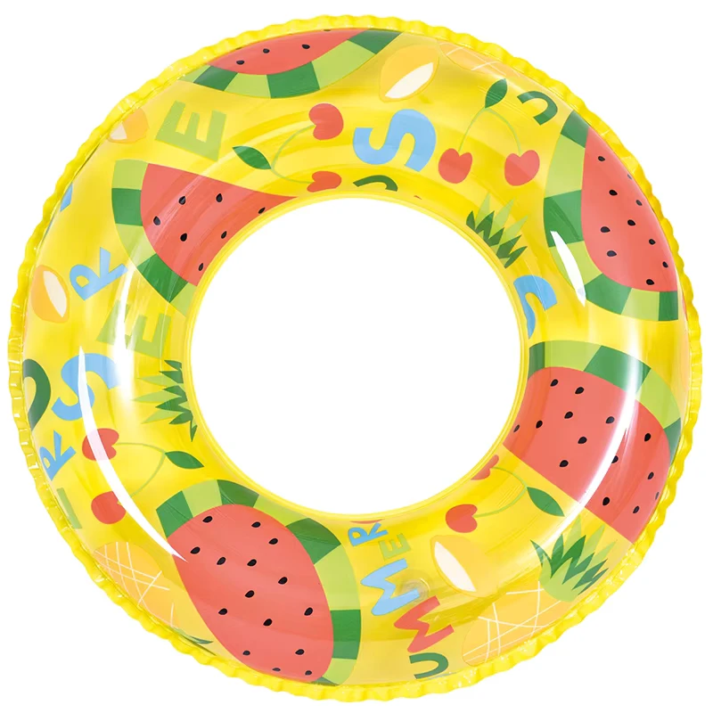 Folding Inflatable Rings Floats Portable Water Wings Swimming Tube Float for Kids and Adults