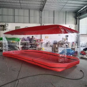 Folding Oxford Cloth Indoor Transparent PVC Inflatable Car Bubble Car Storage Tent Cover Garage