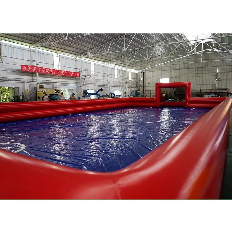 Campo de Jogos Inflável de Futebol Sabão Campo de Sabão para Desporto Indoor