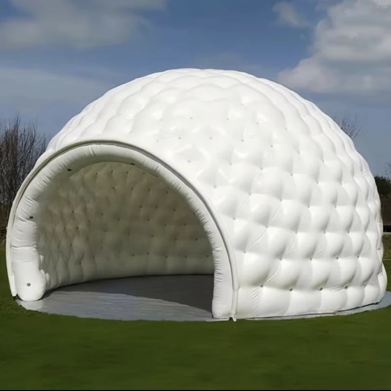 フットボール型屋外ポータブルインフレータブルサッカードームテント