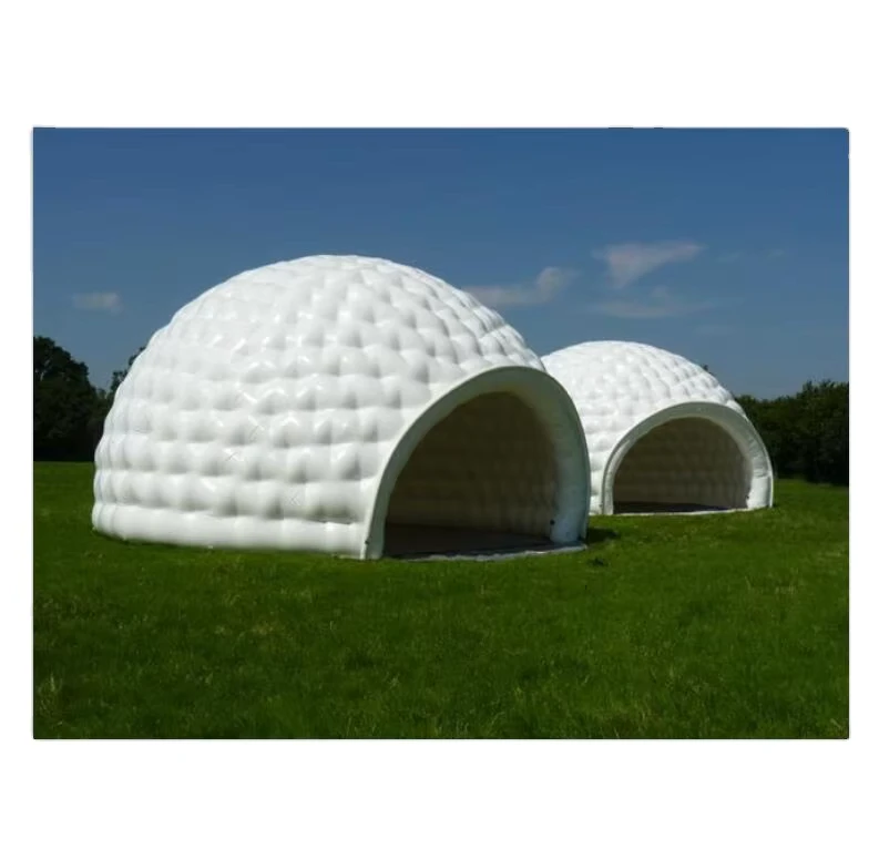 Voetbalvormige Transparante Camping Lucht Hotel Duidelijke Tent Opblaasbare Bubble Voetbal Dome Tent