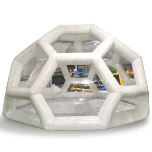 Football Structure Camping Inflatable Bubble Tent Transparent with Blower