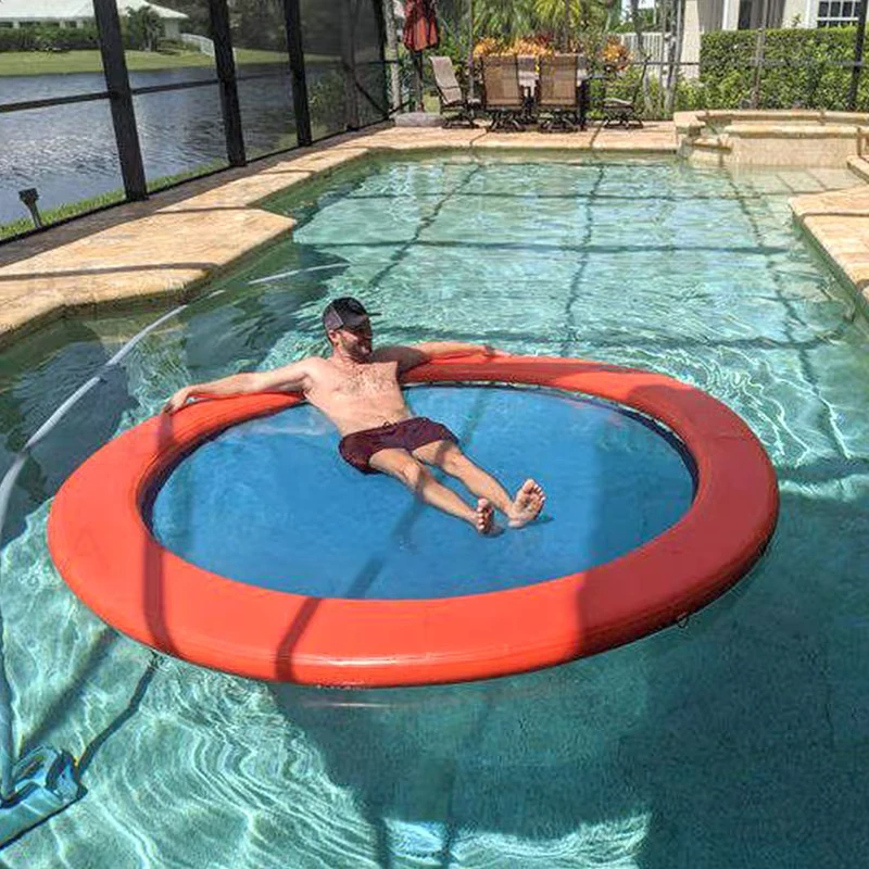 For Adults and Child Blow up Tanning Swimming Pool Floating Water Floating Lounger Float Sun Tan Tub Inflatable Water Hammock