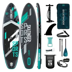 For Super Wider Yoga Inflatable Stand up Paddle Board with Seat Drop Stitch Material Portable & Eco Friendly